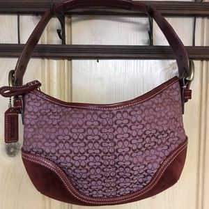 Gently used Coach shoulder purse
